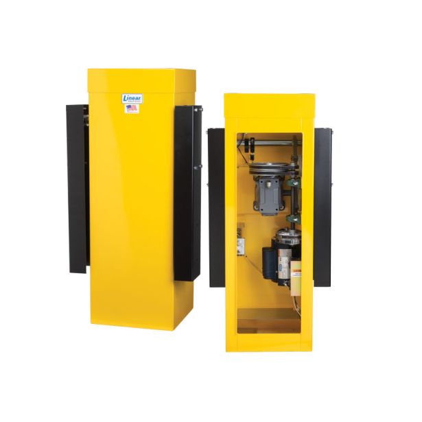 Linear SG-TB-25-211-YS | 1/2 HP Barrier Gate with Wishbone Arm, 115V Yellow