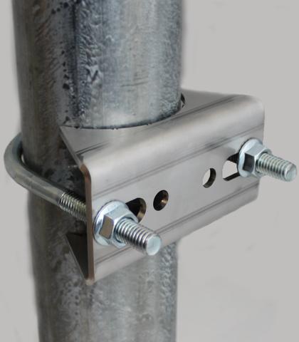 LockeyUSA TB-LINX-4 | Mounting Kit for Chain Link Gates, 4 in. Posts