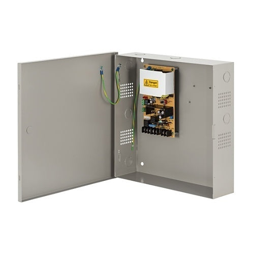 Locknetics LP250RDB4 | Power Supply with RDB4 Relay Distribution Board, 120 VAC Input, 12/24 VDC Output, 2.5 A