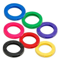 Lucky Line Products 16775 | Key Identifier, Medium, 1" Diameter, Vinyl Rubber, 275 each per Pack