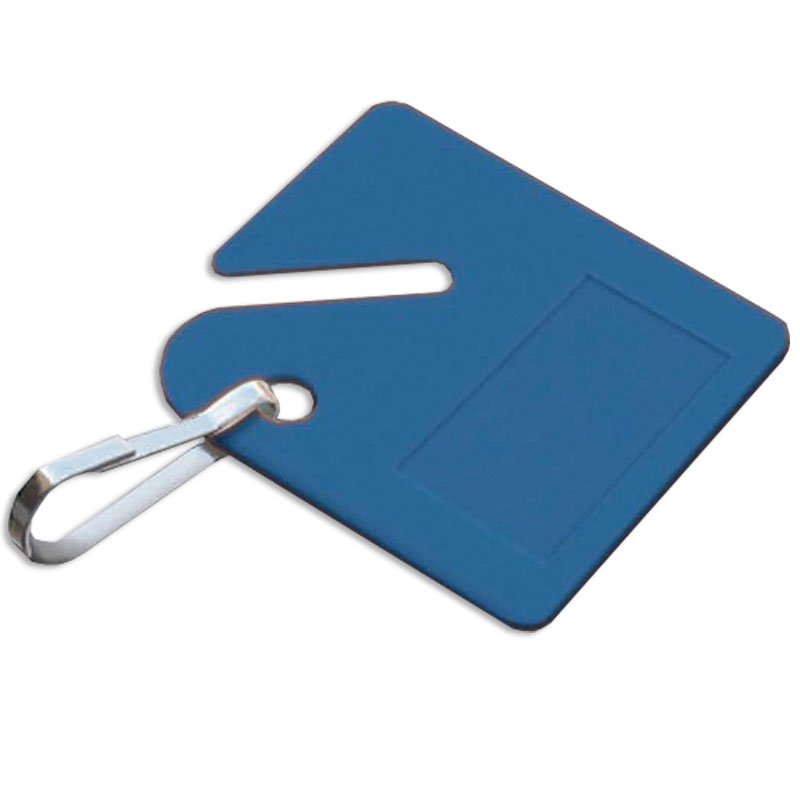 Lucky Line Products 26600 | Key Cabinet Tag, Blank, 1-1/2" Length x 1-1/2" Width, Plastic, 100 each per Display Box