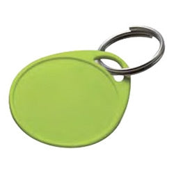 Lucky Line Products 28129 | Key Tag, Round, 1-Hole, 1-1/4" Diameter, Plastic with 3/4" Key Ring, 25 each per Clamshell