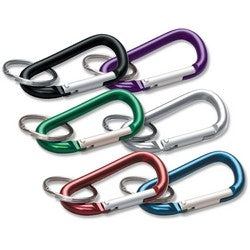 Lucky Line Products 46127 | Large C-Clip, Aluminum, Assorted Colors, 50/Jar
