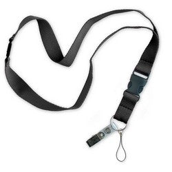 Lucky Line Products 64120 | Flat Lanyard, Black, Industrial