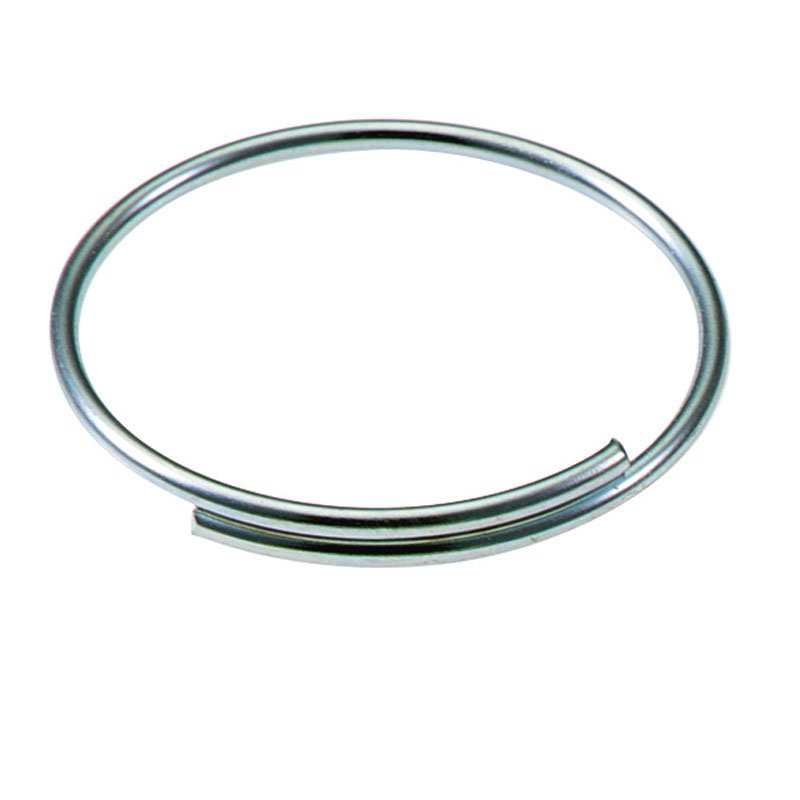 Lucky Line Products 75900 | Key Ring, Split, Give Away, 1" Diameter, Zinc Plated Steel, Silver, 1 each per Display Box