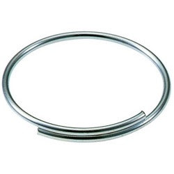 Lucky Line Products 75600 | Key Ring, Split, Give Away, 0.75" Diameter, Zinc Plated Steel, Silver, 1 each per Display Box
