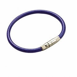 Lucky Line Products 80830 | 4" Locking Cable Key Ring, Blue