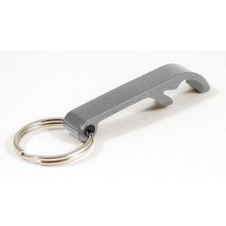 Lucky Line Products 87701 | Bottle Opener, 2-1/4" Length, Aluminum with 7/8" Split Ring, 1 each per Card