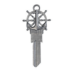 Lucky Line Products B304S | Forged Anchor Key, Schlage Key Shape