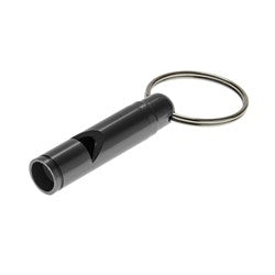 Lucky Line Products U12820 | Bullet Whistle Keychain, Black, 1/Pack