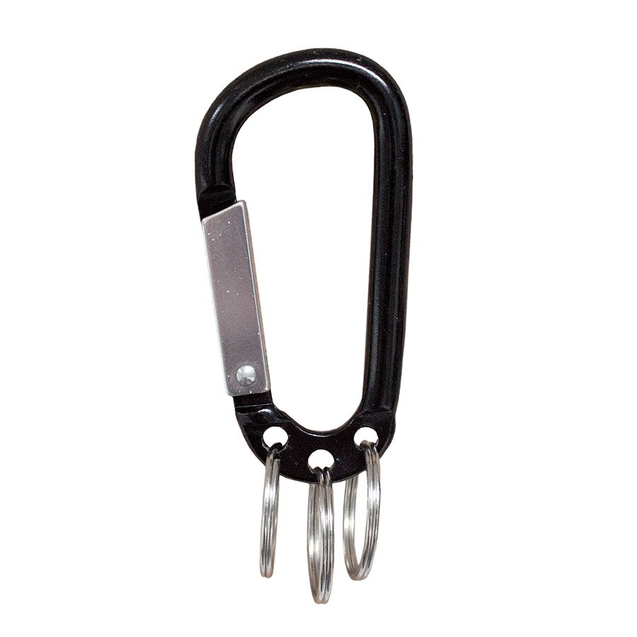 Lucky Line Products U13301 | 3 RING CARABINER KEYCHAIN Assorted 1/CD