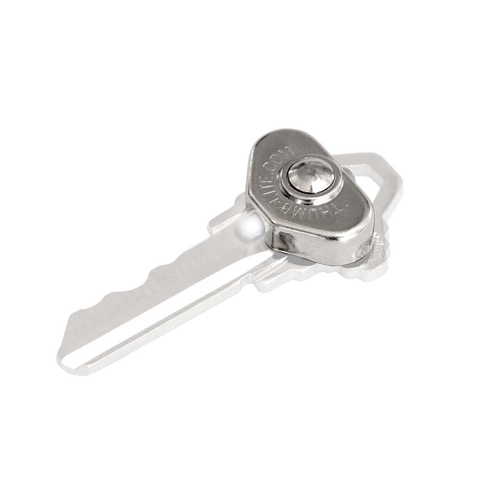 Lucky Line Products U90701 | Thumb Lite Micro LED Light, Silver, 1/Card