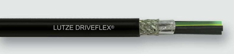 Lutze A2161204 | VFD Cable, Tinned Copper, 12 AWG, 65x30 Conductor, Stranded, XLPE Insulation, Black Jacket, PVC Jacket