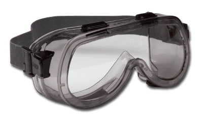 MCR Safety 2400 | Crews Verdict Safety Goggle, PVC Smoke Frame, Clear Duramass Hardcoat Lens