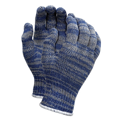 MCR Safety 9643SM | String Knit Work Gloves Rainbow, Heavyweight, Women's, Dozen Pair