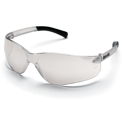 MCR Safety BK119 | Crews BearKat Safety Glasses Clear Frame, Indoor/Outdoor Clear Mirror Duramass Hardcoat Lens