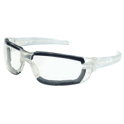 MCR Safety HK310PF | HellKat 3 MAX6 Safety Glasses Clear Frame, Clear Anti-Fog Lens