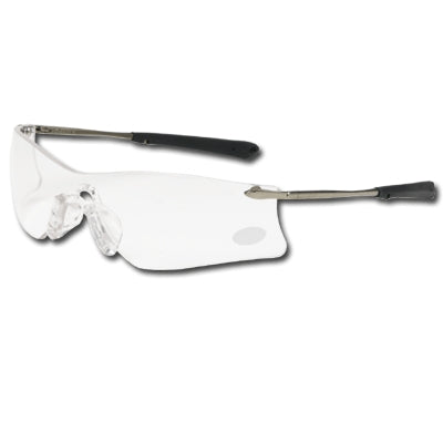 MCR Safety T4110AF | Rubicon Safety Glasses Silver Frame, Clear Duramass Anti-Fog and Hardcoat Lens