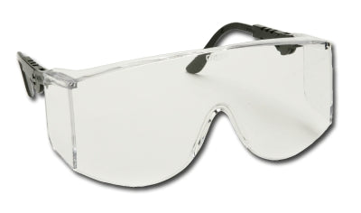MCR Safety TC110XL | Crews Tacoma XL Safety Glasses Black Frame, Clear Duramass Hardcoat Lens