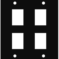 Middle Atlantic KEY4 | UCP Module, Four Keystone Punchouts