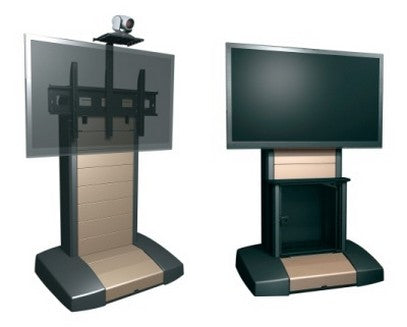 Middle Atlantic VTC5670DR | Video Cart with Rack, 56"-70" Dual Display