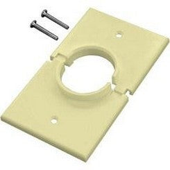 Midlite 1GSAL Single Gang Splitport (Light Almond)