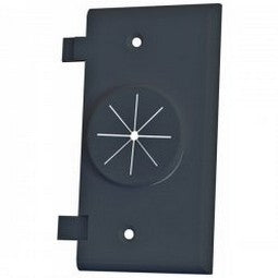 Midlite 2GESPGR10B T 2 Gang End Splitplate Wireport/gromm