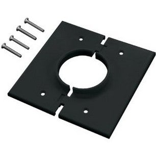 Midlite 2GSBK Black 2 Gang Splitport
