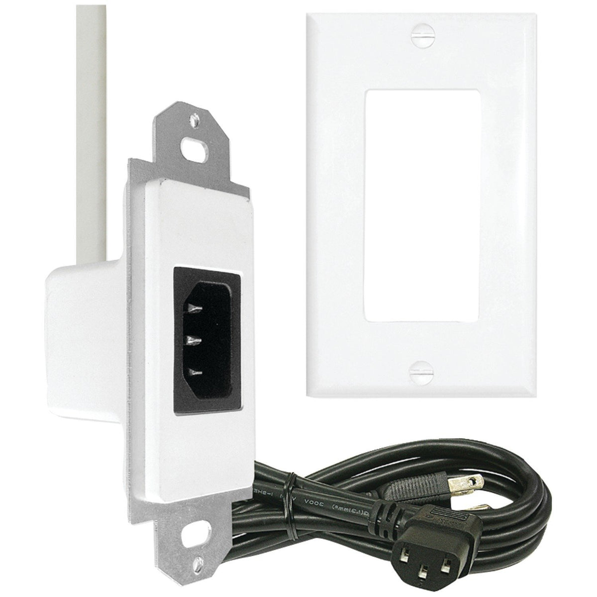 Midlite IEC46W6RA Iec Power Inlet With 6" Pigtail And 6Ft