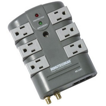 Minuteman MMS760RCT - 6-Rotating Outlet Surge Suppressor