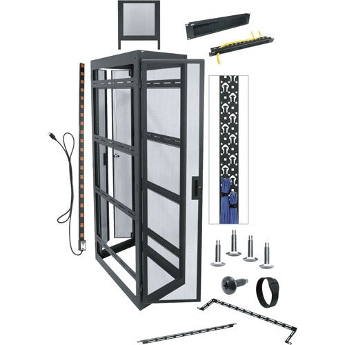 Middle Atlantic MRK-4431-DVR-AB | MRK Series Rack, 44 RU, 31"D, 31" D X 83-1/8& rdquo, H, DVR Configured, with/out Side Panels