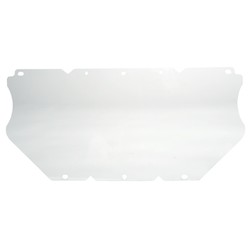 MSA Safety 10117783 | MSA V-Gard Faceshield: Polycarbonate Nitrometer Faceshield, Clear