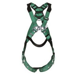 MSA Safety 10197160 | MSA V-Form Harness: Raceform Chest Buckle, Tongue Buckle Legs, X-Large