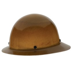 MSA Safety 475407 | MSA Skull Gard Full Brim Hard Hat: 4-Point Fas-Trac III Ratchet Suspension