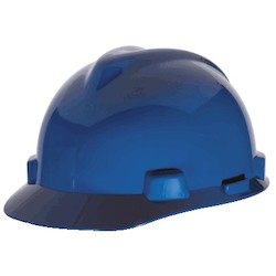 MSA Safety 476928 | V-Gard Hard Hat, Large, Staz-On, Blue