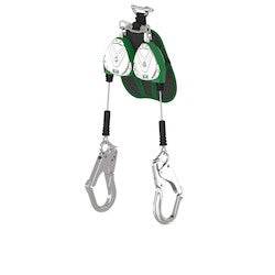 MSA Safety VTLEG-022-PA-A | V-TEC Leading Edge PFL Twin 8’ Cable AL36CL Snaphook