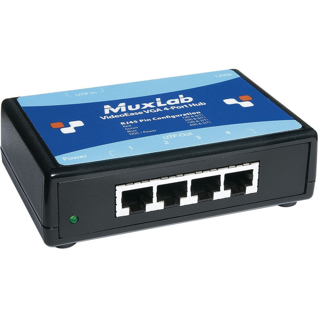 Muxlab 500150 VGA 1x4 Distribution Hub (110V)