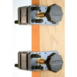 Major Manufacturing Inc HIT-66 | Door Lock Clamp System, Aluminum, Anodized Gray, With Mortise Lock Locator, T-Handle Allen Wrench