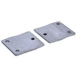 Major Manufacturing Inc LMB-04 | Door Lock Mounting Bracket, 1-7/16" Length X 1-1/4" Width, With Template And Steel Pop-Rivet