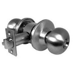 Marks Usa 110RF/32D | Door Lock Cylindrical Knobset, Round, T-Strike, Interchangeable Core, 2-3/8" Backset, 2-1/4" Diameter, Satin Stainless Steel