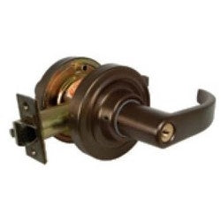 Marks Usa 295RF/26D | Door Lock Leverset, Cylindrical, Electrified, Crescent Lever, Interchangeable Core, 2-3/4" Backset, 9/16" Throw, Satin Chrome