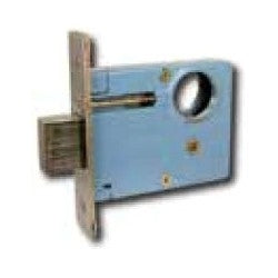 Marks Usa 9A/3 LHR | Mortise Door Lockset, Left Hand Reverse, Keyed Single Cylinder, 2-1/2" Backset, ANSI F21, Clear Coated Polished Brass
