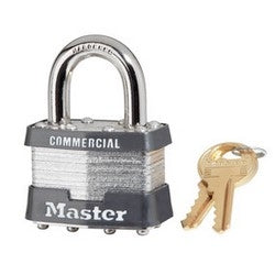 Master Lock 1 KA | 1-3/4In (44Mm) Wide Laminated Steel Pin Tumbler Padlock, Keyed Alike
