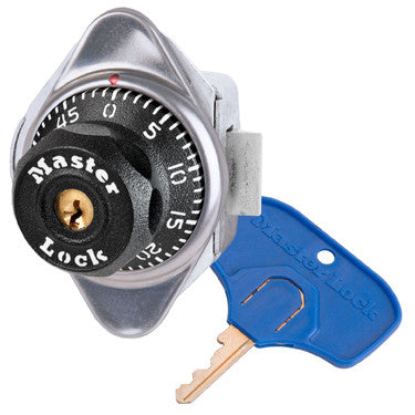 Master Lock 1651MKADA | ADA Compliant Built-In Combination Lock for Single Point Horizontal Latch Lockers - Hinged on Left