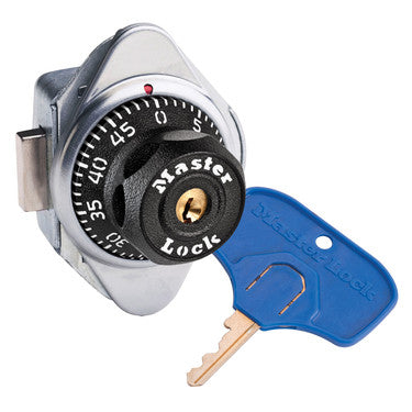Master Lock 1676MKADA | Latch Locker Lock, 1-7/8" Width, Black, for Lift Handle and Single Point Horizontal Latch Locker