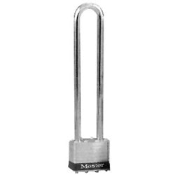 Master Lock 1LN KA 2126 | Tumbler Padlock, Keyed Different, 4-Pin W1 Cylinder, 1-3/4" Width, 5-3/4" Shackle Clearance, Laminated Steel with 2126 Key