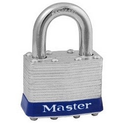 Master Lock 1UP | Tumbler Padlock, Not Keyed, Universal, 4-Pin Cylinder, 1-3/4" Width, 15/16" Shackle Clearance, Laminated Steel