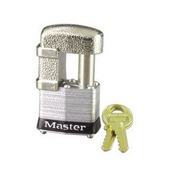 Master Lock 37 KA | 1-9/16In (40Mm) Wide Shrouded Laminated Steel Pin Tumbler Padlock, Keyed Alike