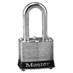Master Lock 3LF KA 3212 | Tumbler Padlock, Keyed Alike, 4-Pin W1 Cylinder, 1-9/16" Width, 1-1/2" Shackle Clearance, Laminated Steel with (2) 3212 Key