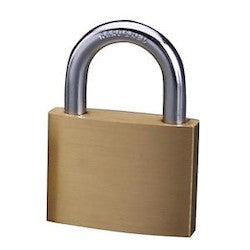 Master Lock 4150 KA | Brass Padlock, 1-7/8" Body, 15/16" Shackle, Keyed Alike